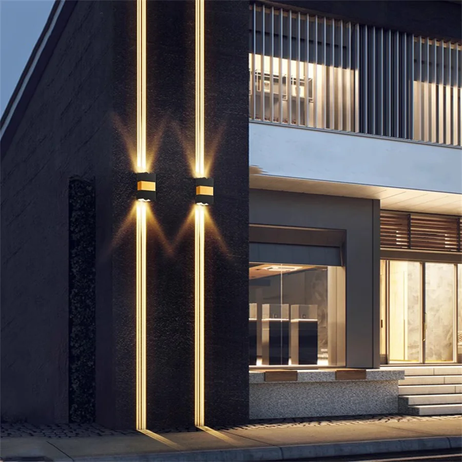 

40W Waterproof Up and Down LED Wall Lamp Waterproof Outdoor Garden Porch LED Wall Spotlight Corridor Exterior Wall Washer