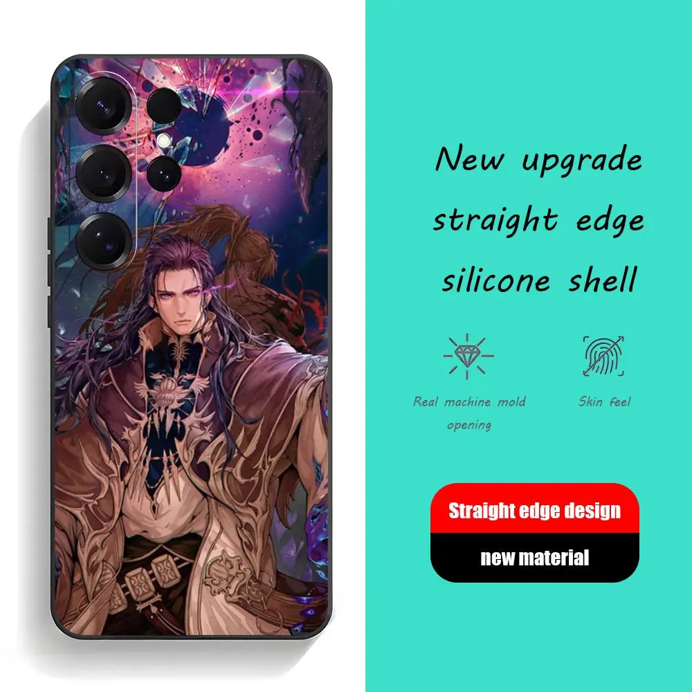 Чехол для телефона The First Berserker хаzan для Samsung Galaxy S25 S24 S23 S22 S21 S20 Plus Ultra Note20, мягкий черный