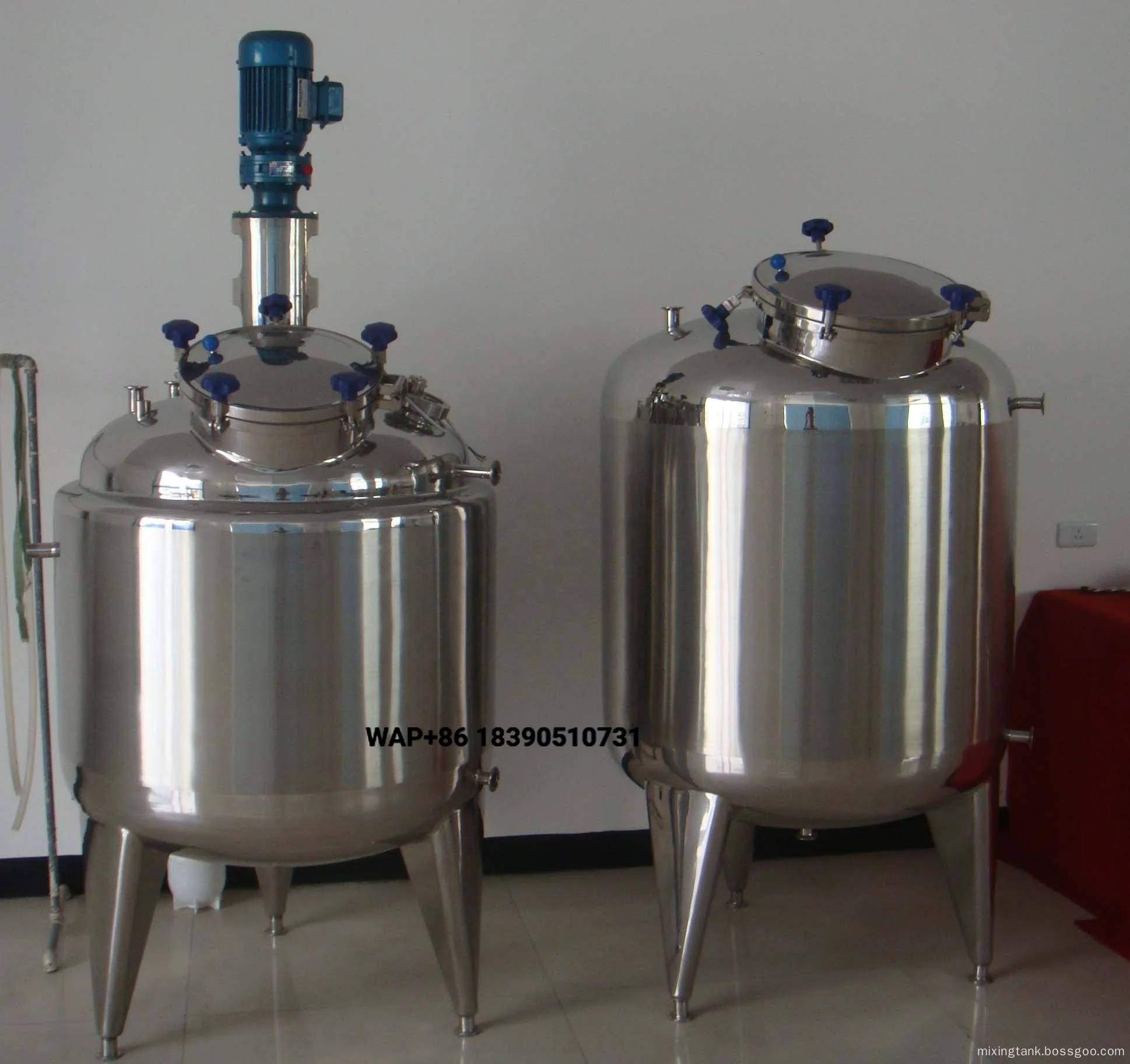 500Liter-5000Liter Chocolate Melting Mixing Tank Double Jacket Heating Mixer Heater Agitator Tank Stainless Steel Mixing