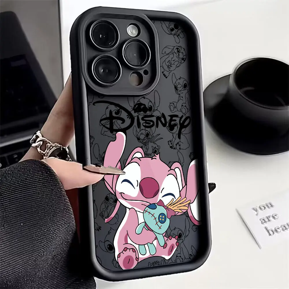 Cartoon Cool Stitch Phone Case for Oppo A60 A3 A3X A98 A78 A58 A38 A57 A76 A17 A94 A74 A55 A54 A79 4G 5G Soft TPU Back Cover