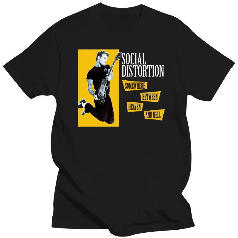 Social Distortion Punk Rock Band Album Men'S Black T-Shirt Size S To 3Xl Birthday Gift Tee Shirt