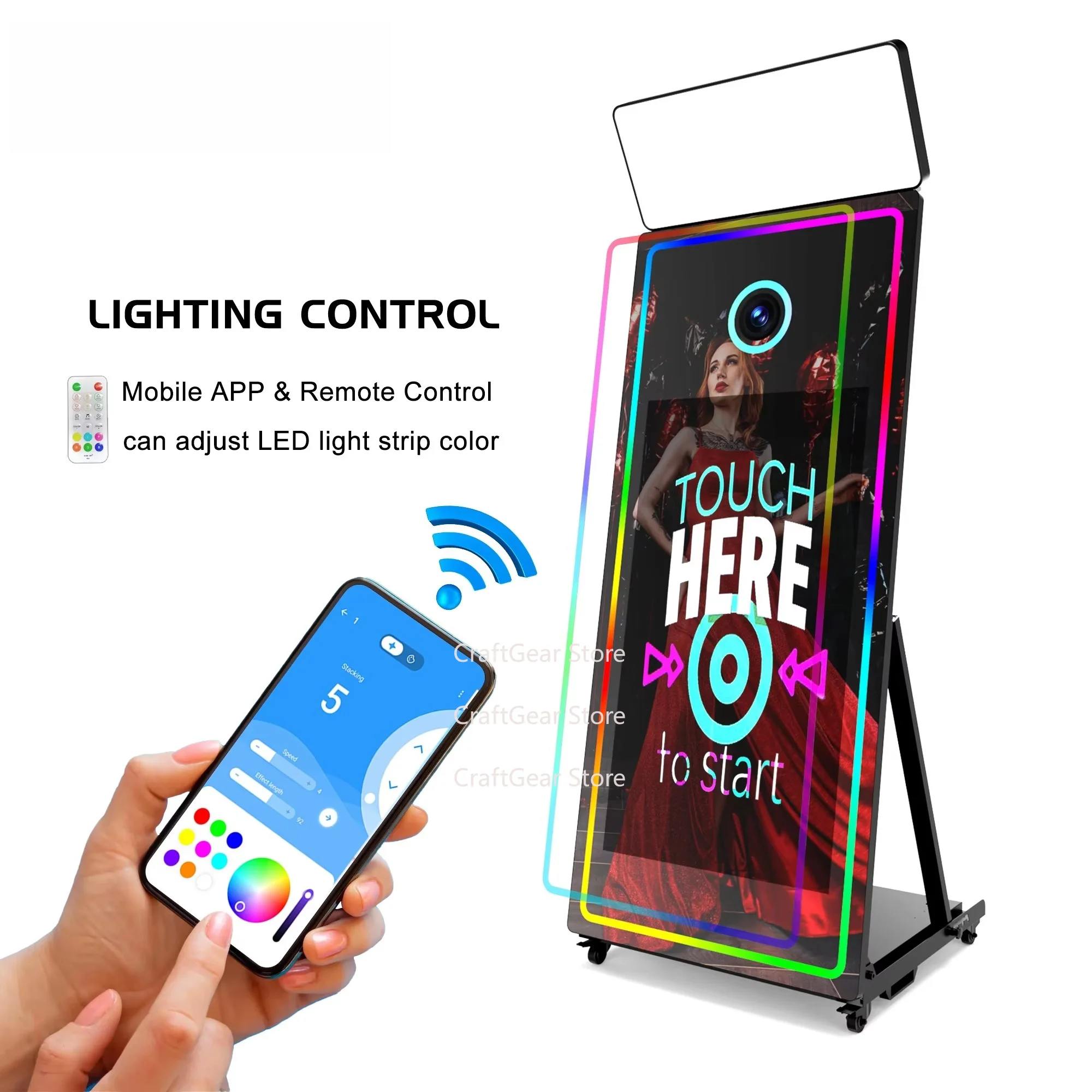 Dropshipping Portable Photo Bo - đánh giá và giá Photo Booth Machine
