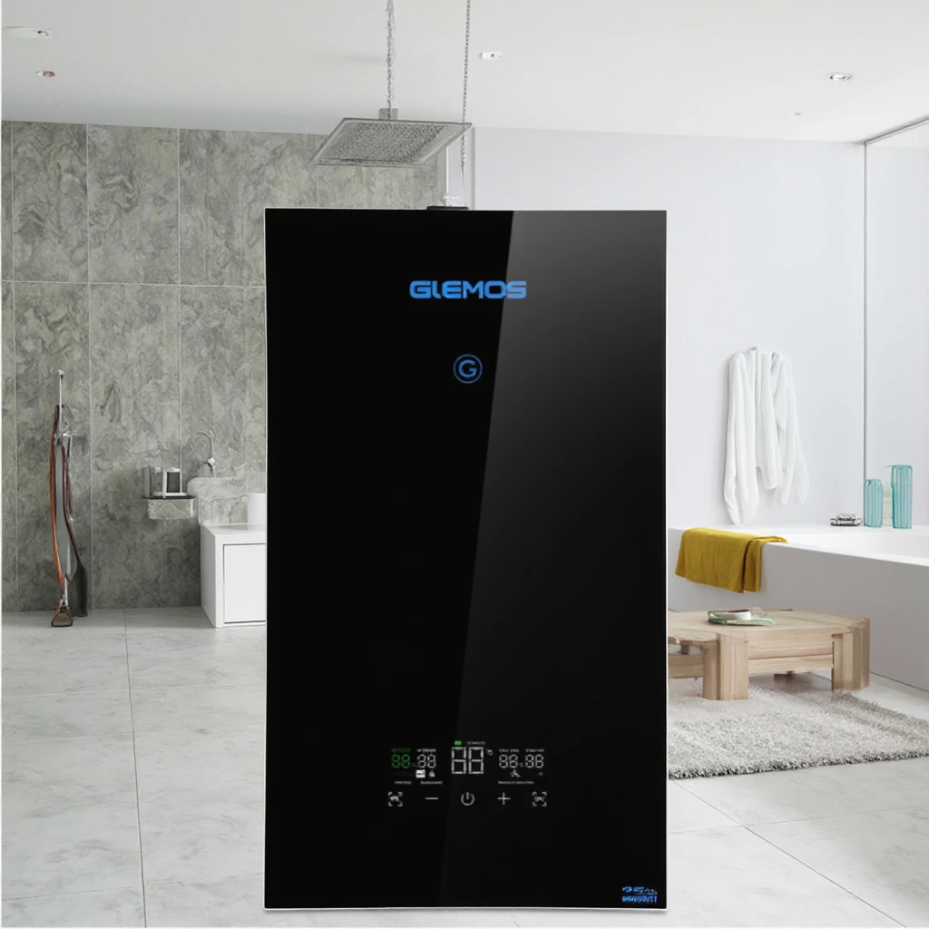 

New GLEMOS H2 Instant-Heating Electric Water Heater For RV Household Toilet Small Quick-Heating LED Over-Water Bathing