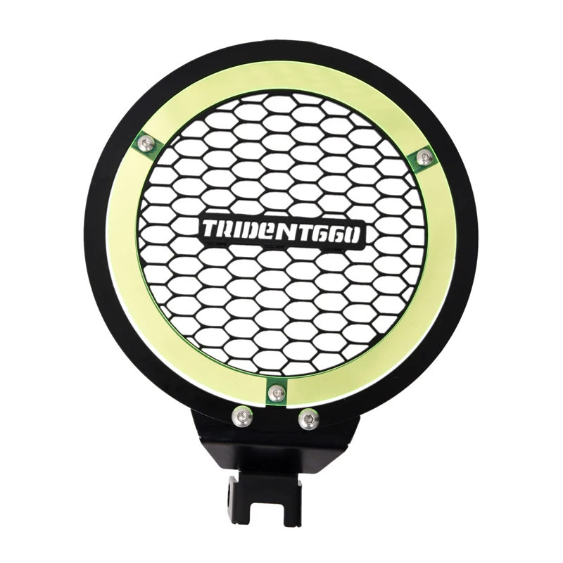 

Для Triumph Trident 660, нержавеющая сталь, ретро фара, круглая внешняя защитная сетка, чехол для аксессуаров для мотоциклов