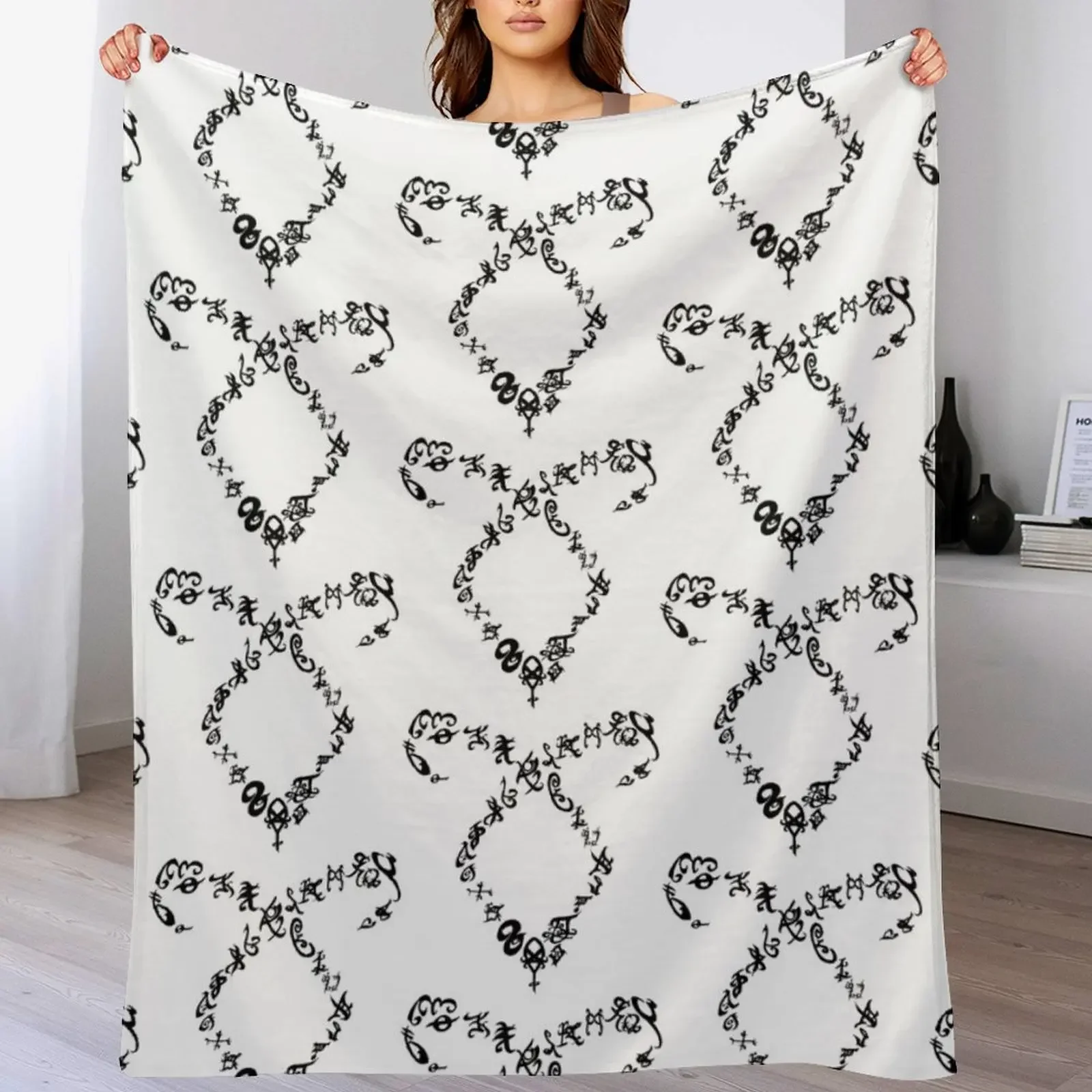 

Shadowhunter Rune Fray Throw Blanket Blankets For Baby Sofa Bed Blankets