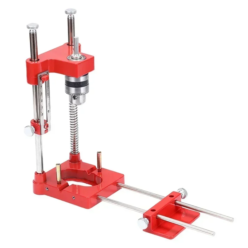 งานไม้ เจาะ Locator อลูมิเนียมเจาะท่องเที่ยว Locator ด้วย Scale ที่แม่นยํา Positioner Dowel Jig Puncher งานไม้