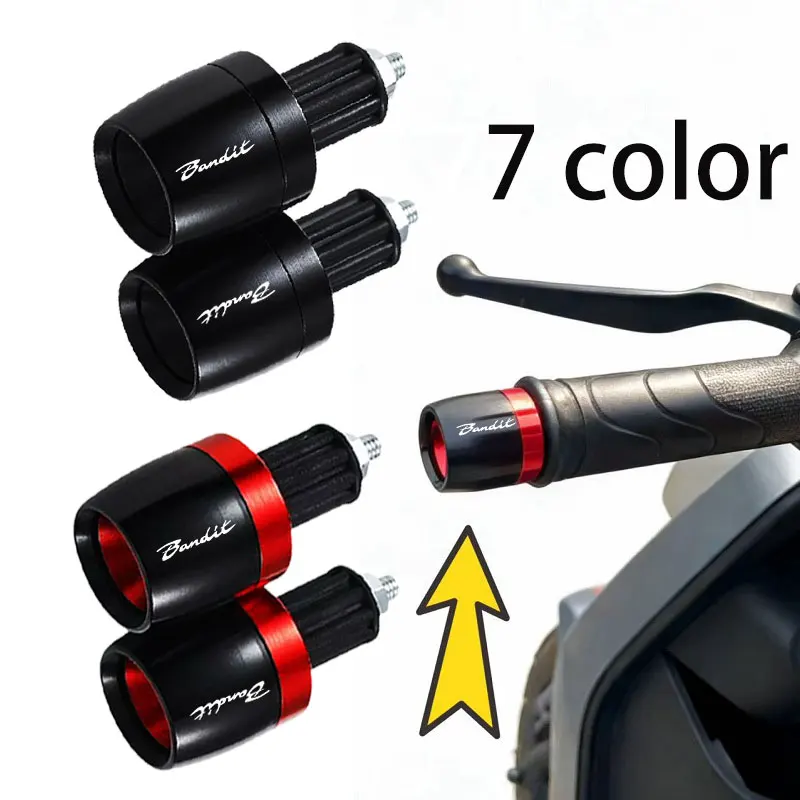 

1 Pair For SUZUKI BANDIT GSF 250 600 650 1200 1250 S N ABS Bandit Universal Motorcycle Handle Bar Ends Grips CNC Accessories