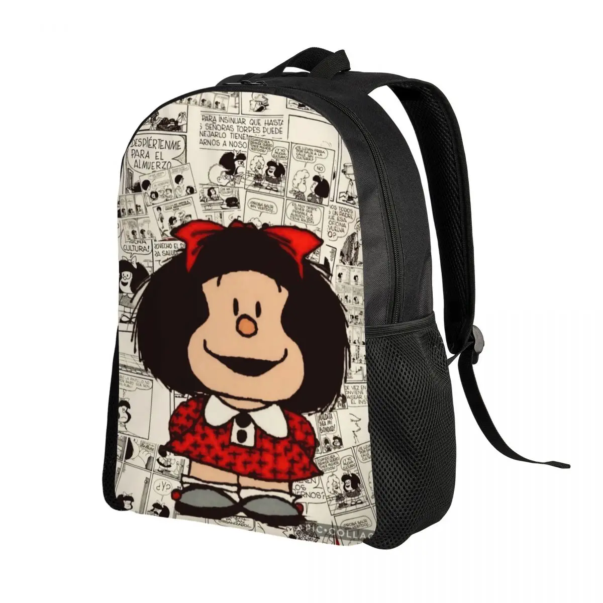 Mafalda Anime Zaino da viaggio Uomo Donna Scuola Laptop Bookbag Borse per studenti universitari