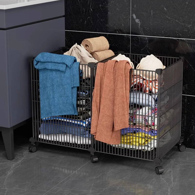 Slim Design Narrow Corner-Style Laundry Bin Waterproof Basket with Extendable Hooks Wall-Mount Kit for Compact Bathrooms 15 Inch