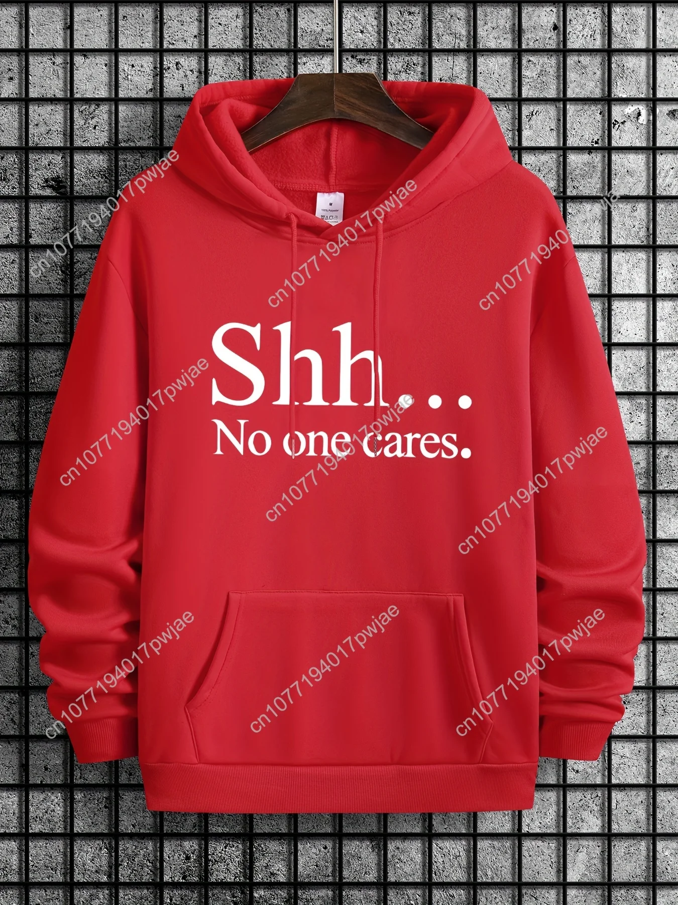 Moletom com capuz para todas as estações, suéter casual de cor sólida ao ar livre, bolso frontal, lavável à máquina, ajuste regular, para camping e ca