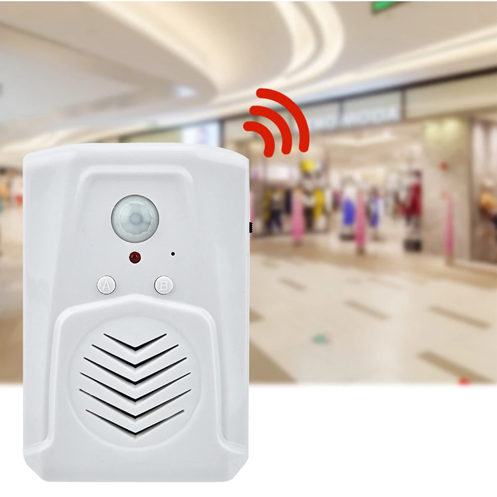 USB Power Motion Sensor Alarm MP3 Audio Player Infrared Induction Doorbell Set Equipped With An 8Ω1W Speaker Door Hardware