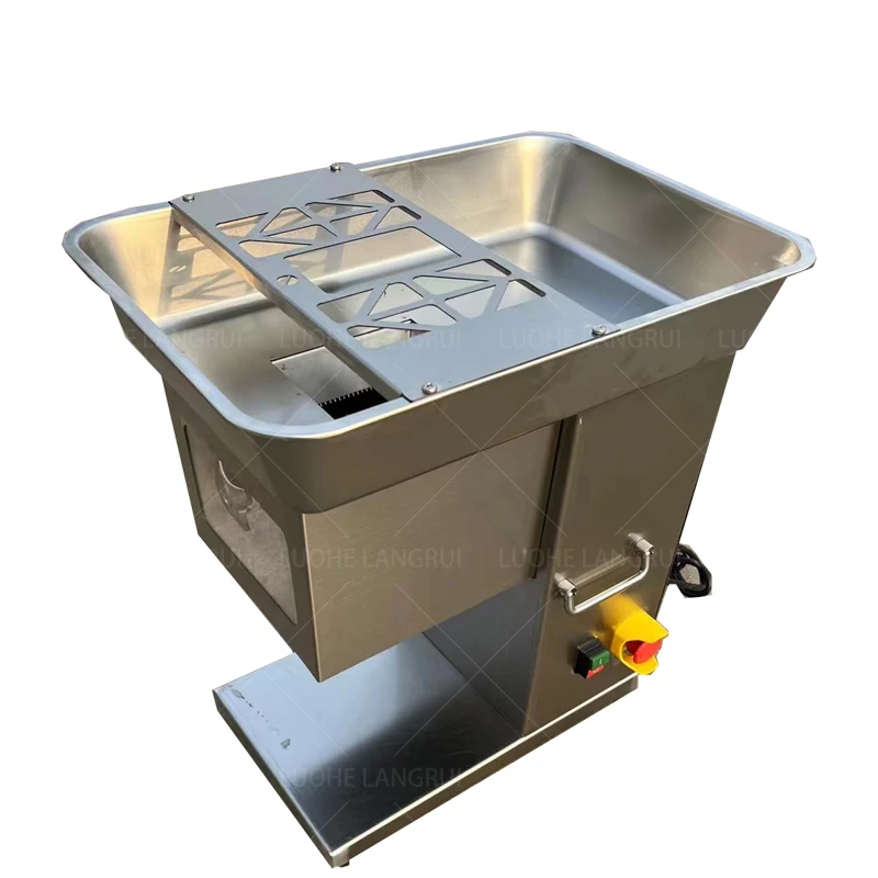 

Advanced, Efficient And Energy-saving Meat Slicer. Commercial Meat And Vegetable Fresh Meat Slicer.
