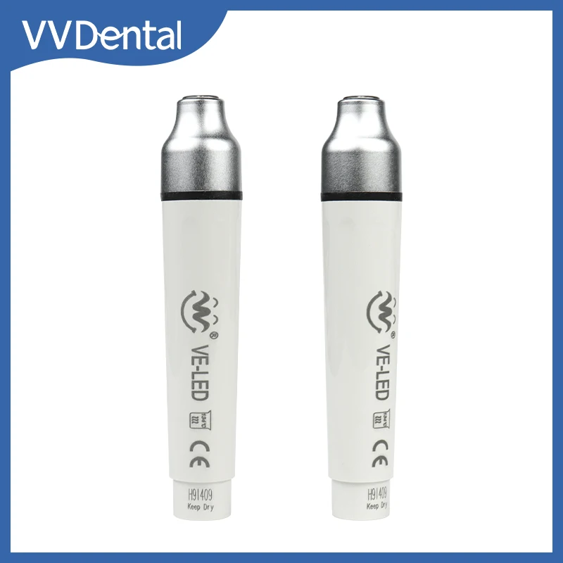 

Dental Ultrasonic Scaler Handpiece With LED Light TeehCleaning Whitening Pen Scalers HandleTools for WOODPECKER EMS