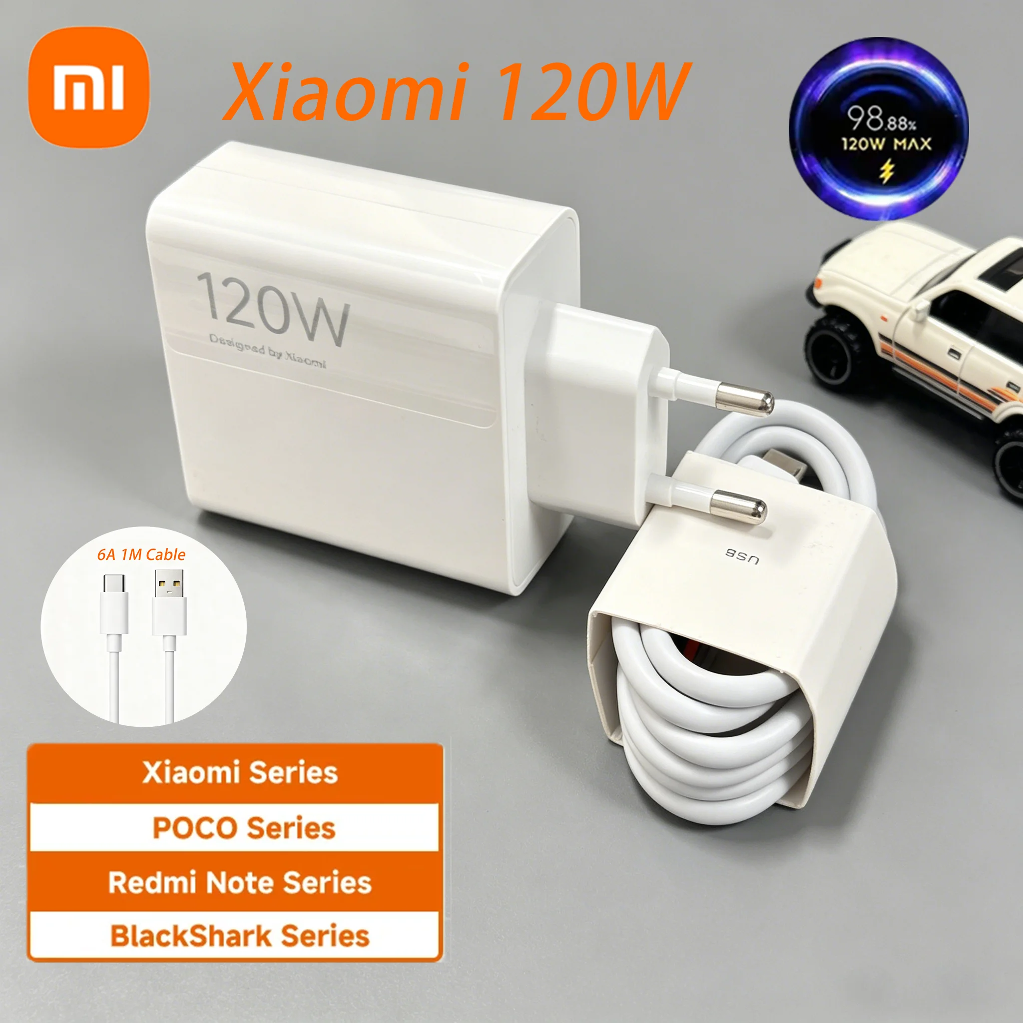 Original Xiaomi 120W Turbo Fast Charge Phone Charger USB C Cable For Xiaomi 17 15 14 13 12 14T 13T 12S Pro Lite Redmi