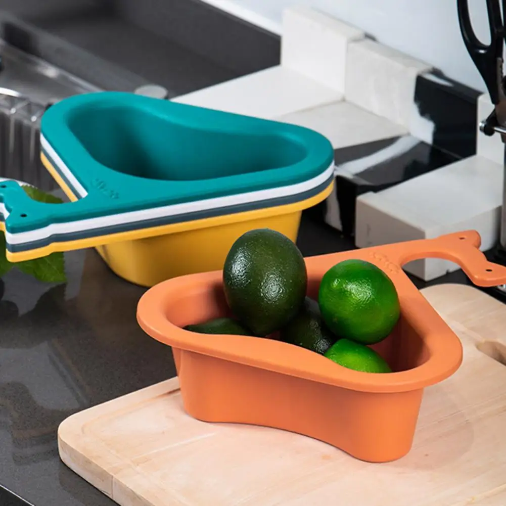 Removable Sink Caddy Multifunctional Kitchen Sink Drain Basket with Stable Non-slip Design Easy Installation for Efficient