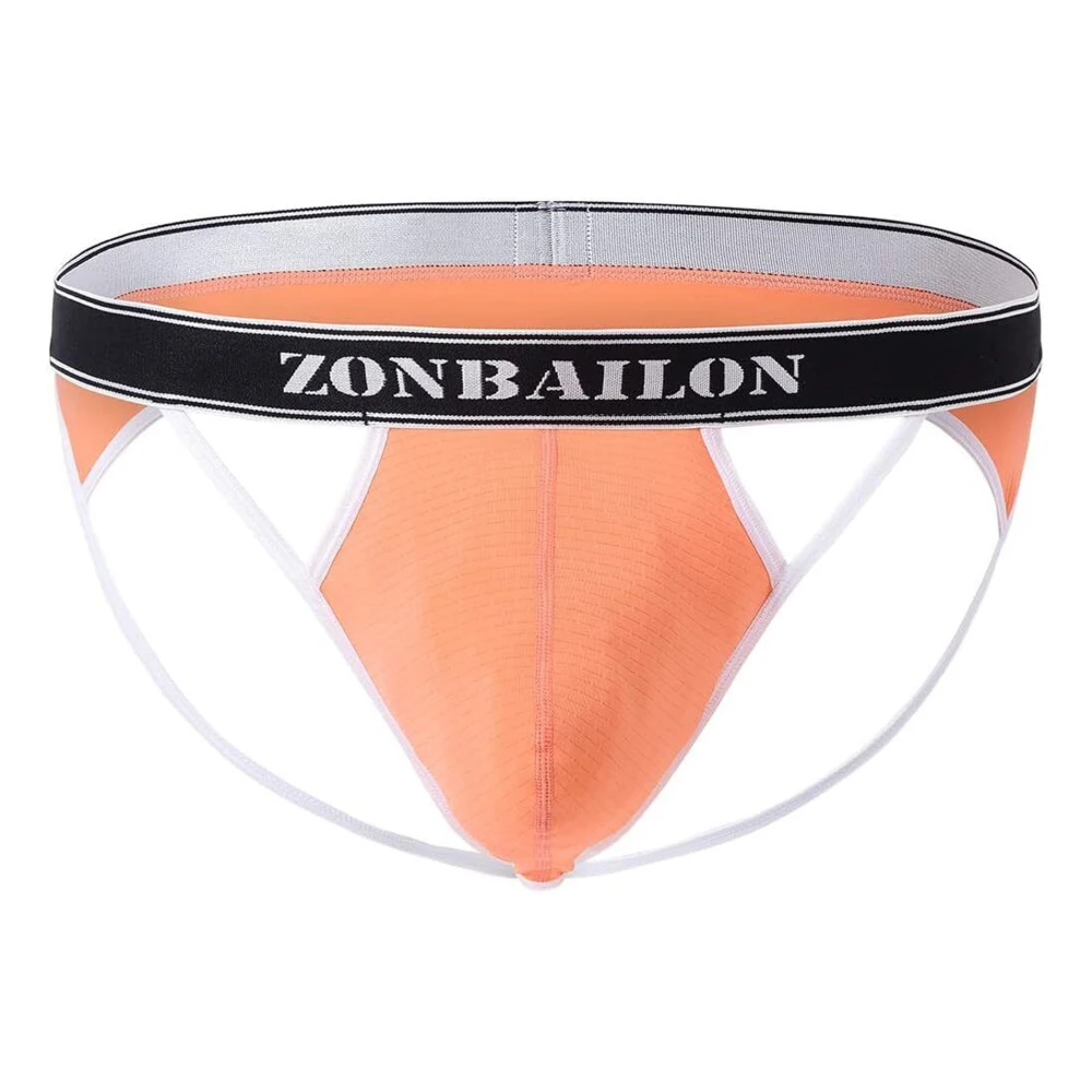 

Jinshi Men's Jockstrap Briefs Thongs G-Strings Underwear Sissy Panties Men Brief