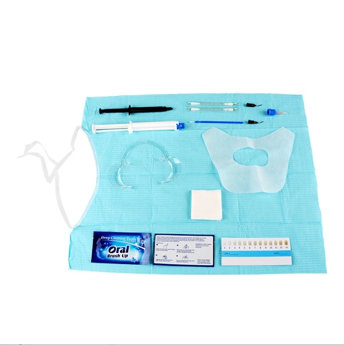 Professional Teeth Whitening Dual Barrier Kit  35% HP Syringe Clinic kit Bleaching Gel for Clinic K09