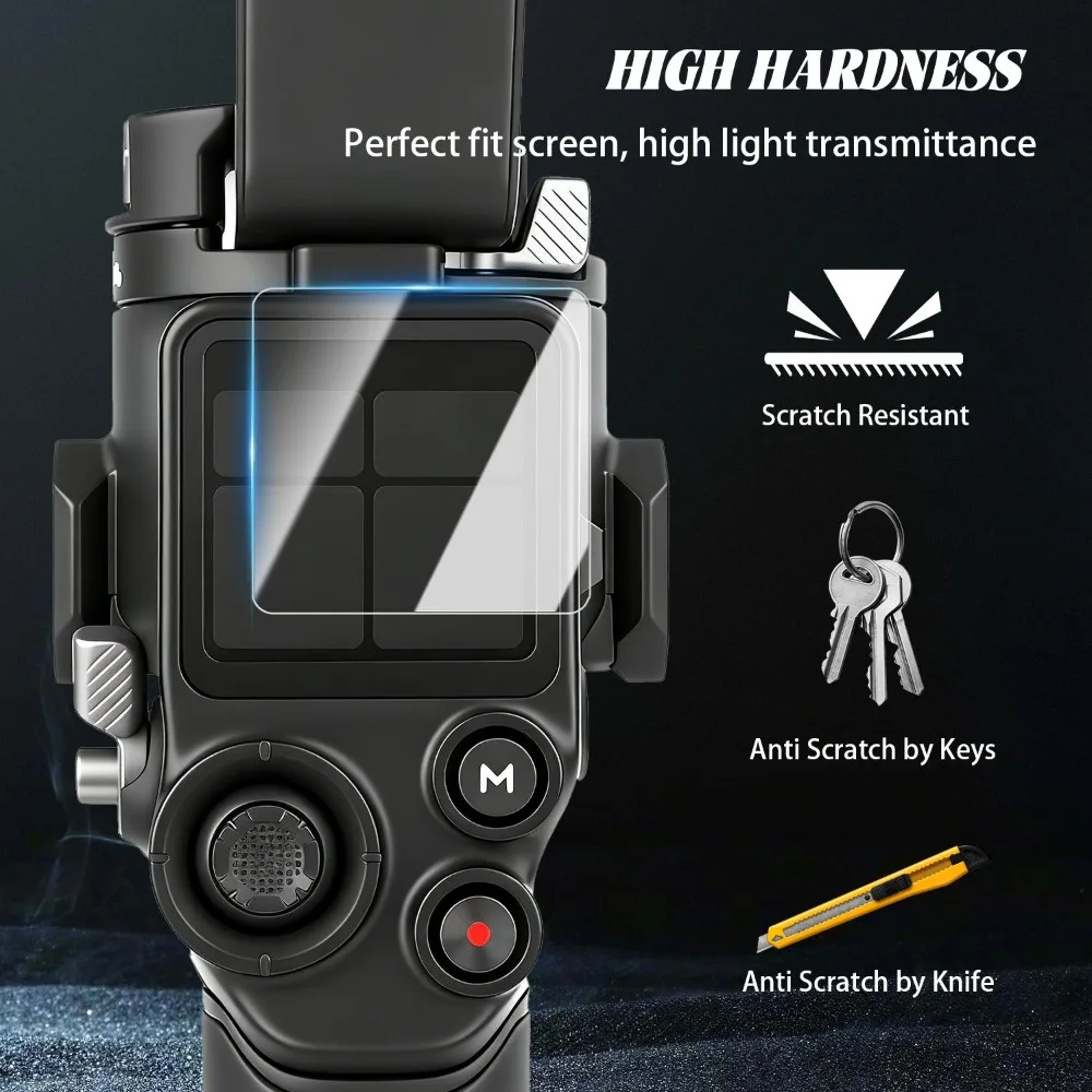 Tempered Glass for DJI RS5 RS4 Rs4 Pro 9H Premium Screen Protector Cover HD Clear Anti-scratch Protection Film Accessories