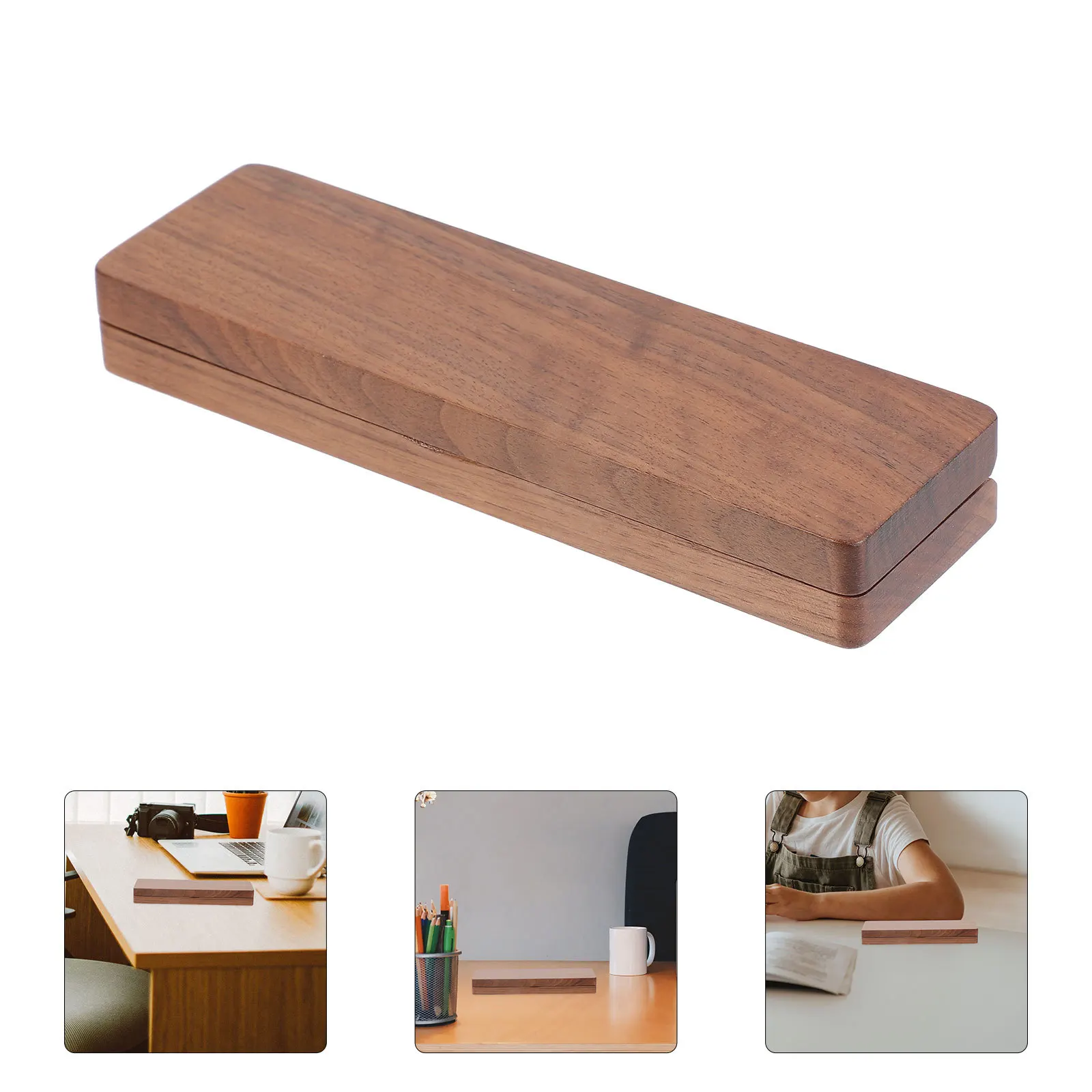 

Single Pen Case Wooden Portable Organizer Pen Display Box Gift Packaging for Office Gift Holding Drawer