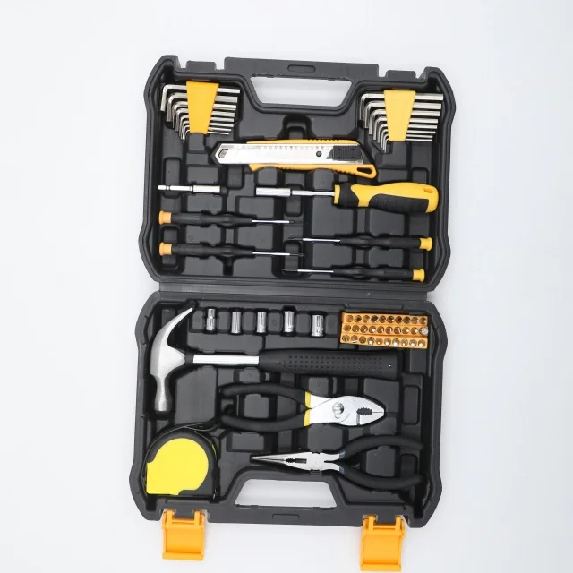 

63 Piece Home Garage Tool Kit Set Full of Complete Repair Maintenance Bicycle Repairing Tool Set