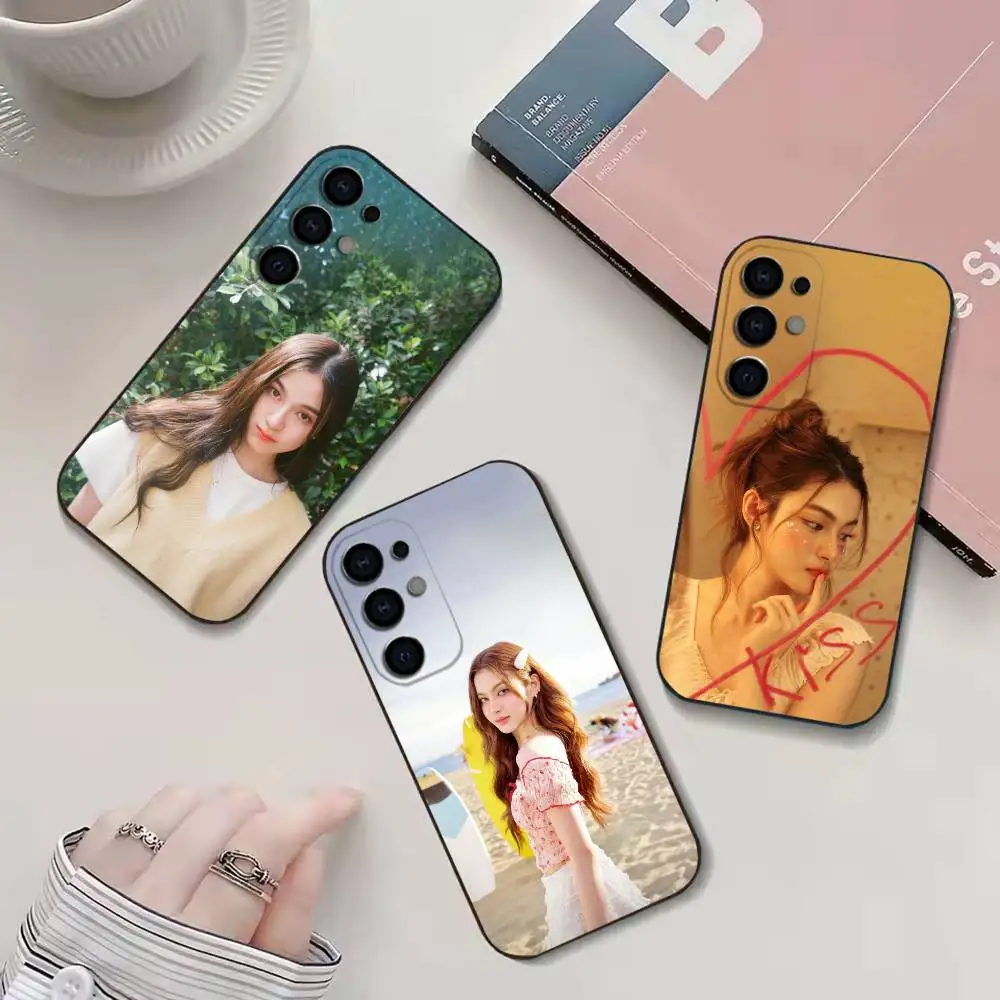 Prim Chanikarn Tangkabodee phone Case For Samsung S26,25,24,21,22,23,30,20,Ultra,Plus,Fe,Lite Black Soft Cover