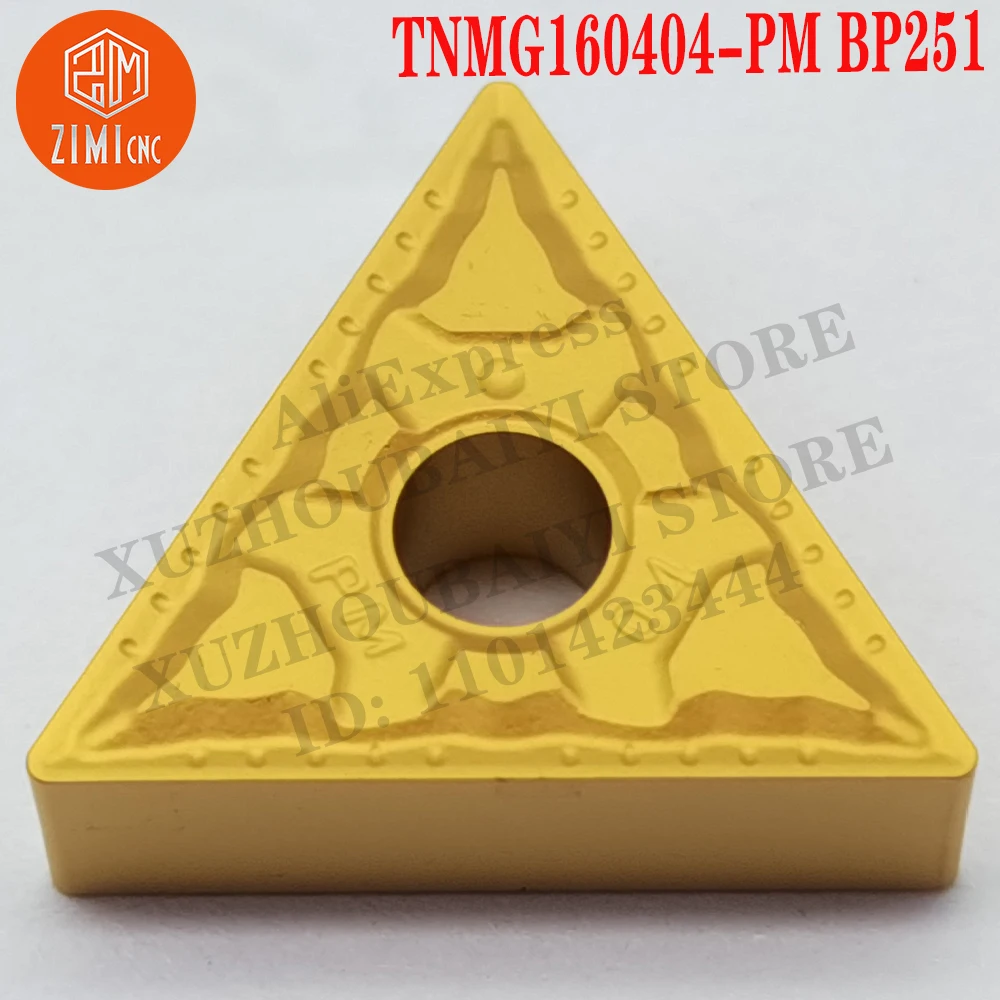 TNMG160404-PM BP251 TNMG 160404-PM إدراج كربيد أدوات تحول أداة CNC أداة قطع المخرطة تحول شفرة ميكانيكي مخرطة معدنية