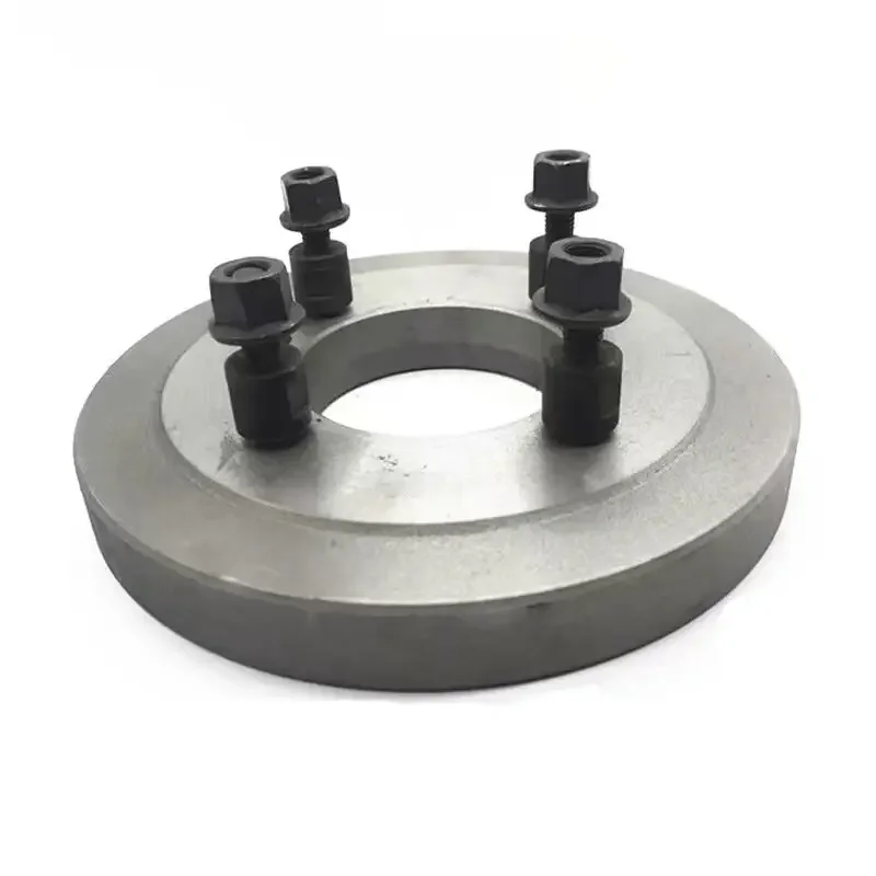 C5 160 C6 200 Lathe Threejaw Chuck C-type Flange Plate Connection With Over Plate Screw