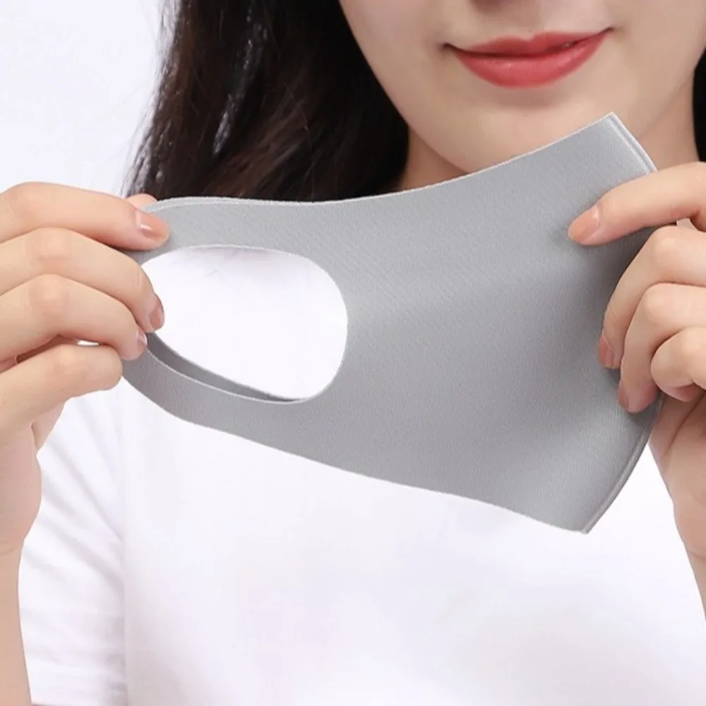 新しい通気性アイスシルクマスク洗える防塵日焼け止めマスク抗 UV フェイスベールアウトドアスポーツ