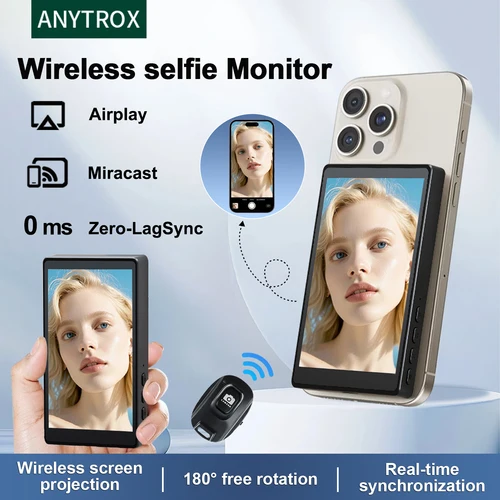 Pantalla De Monitor De Selfie Inalámbrico, Pantalla De