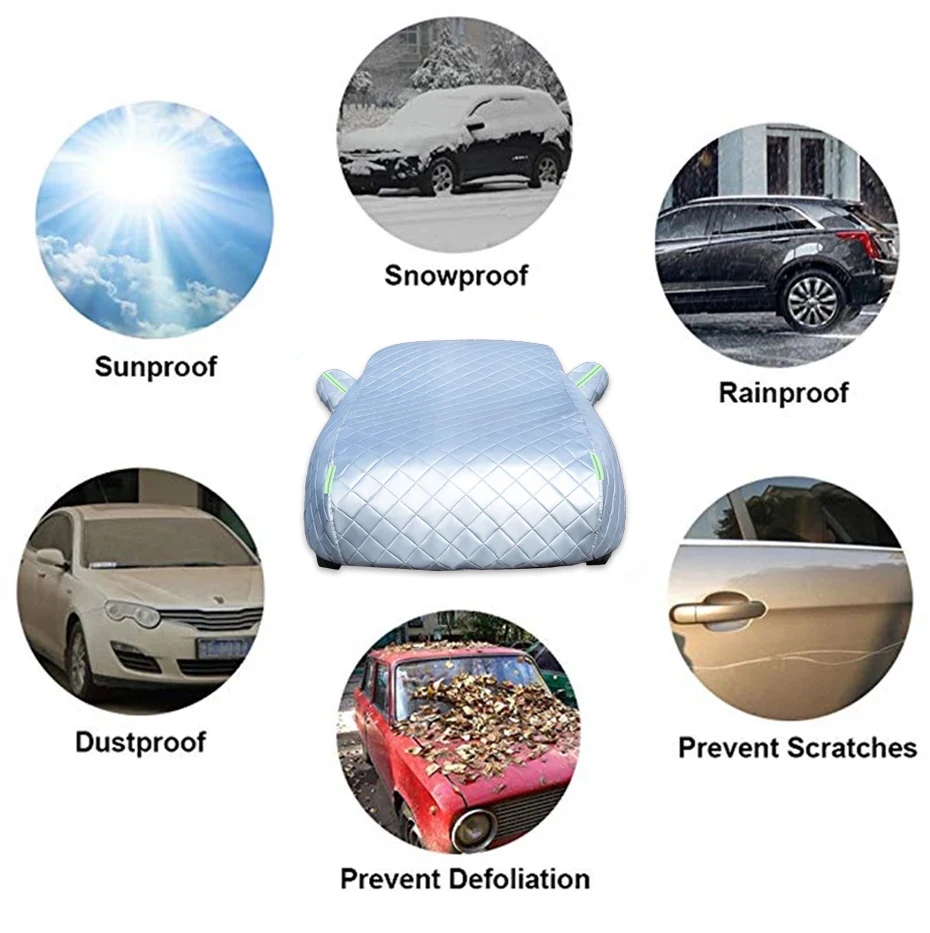 X AUTOHAUX Copertura per auto impermeabile per esterni, protezione da