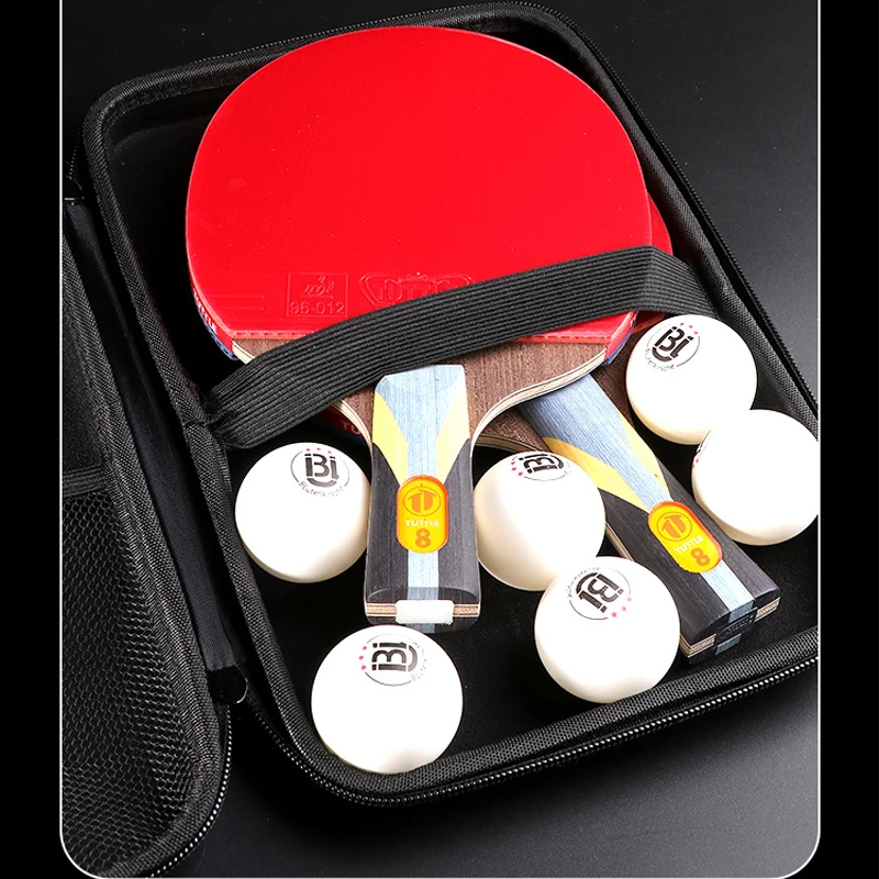 إيفا مسدس هارد شل بينغ بونغ صندوق ماكس الفضاء مضرب تنس الطاولة حقيبة مقاوم للماء المحمولة بينغ بونغ غطاء الخفافيش التخزين