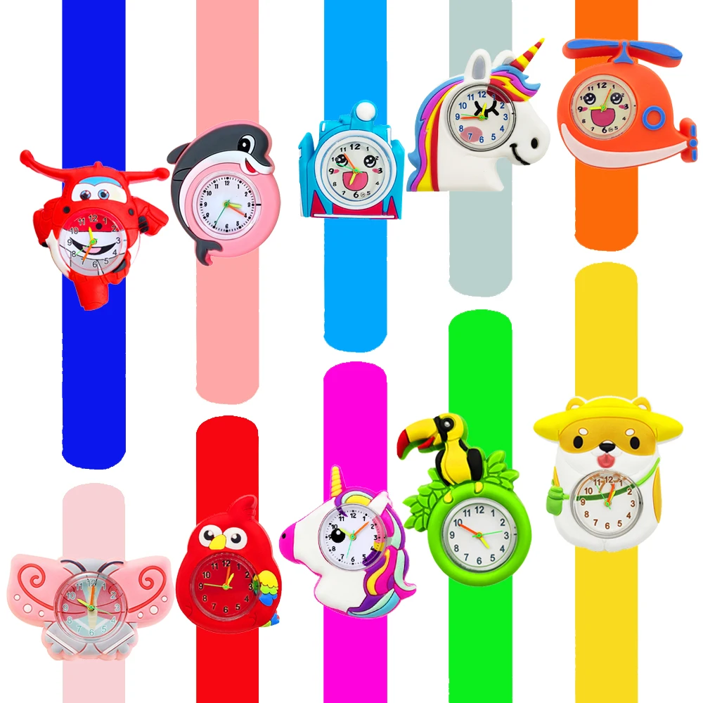 Fashion Girls Boys Sports Watches Cartoon Watch For Kids Waterproof Children Cute Wristwatches For Student School Daily Wear