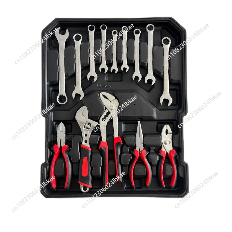 399 pieces sleeve combination auto repair tool, household manual wrench set ratchet screwdriver hardware, toolbox