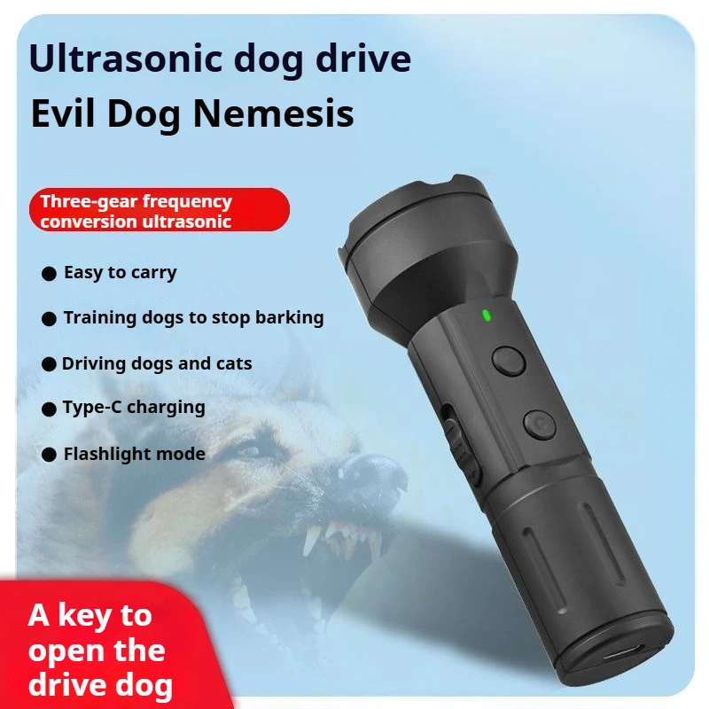 Rechargeable Ultrasonic Dog Bark Control Device - Safe and Effective Deterrent for Excessive Barking - Quiet and Gentle Training