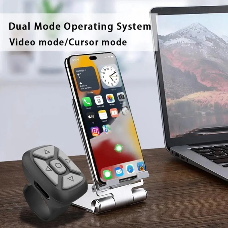 Bluetooth-пульт дистанционного управления, устройство для селфи, управление через приложение для мобильного телефона, кольцо на палец, пульт дистанционного управления, ленивый беспроводной контроллер