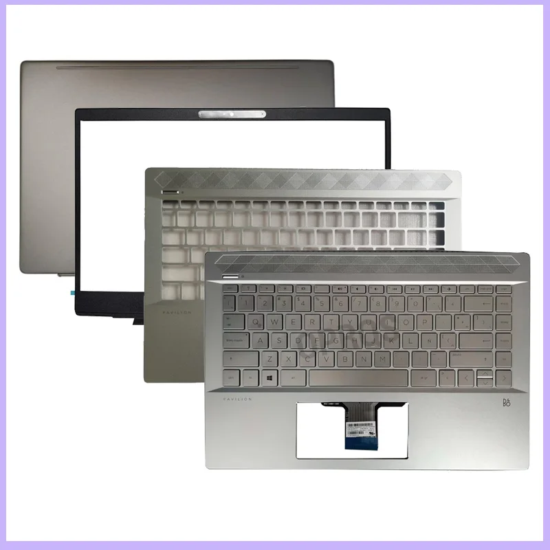 NEW for Pavilion 14-CE TPN-Q207 laptop LCD Back Cover/Front Bezel/US/Latin Laptop Keyboard Palmrest