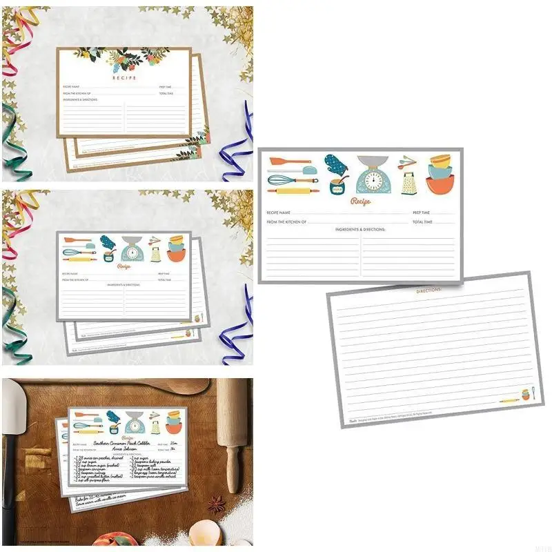 M5TB สูตรสูตรทำอาหารสองด้านสำหรับการจัดเก็บครัวที่จัดระเบียบ 10pc