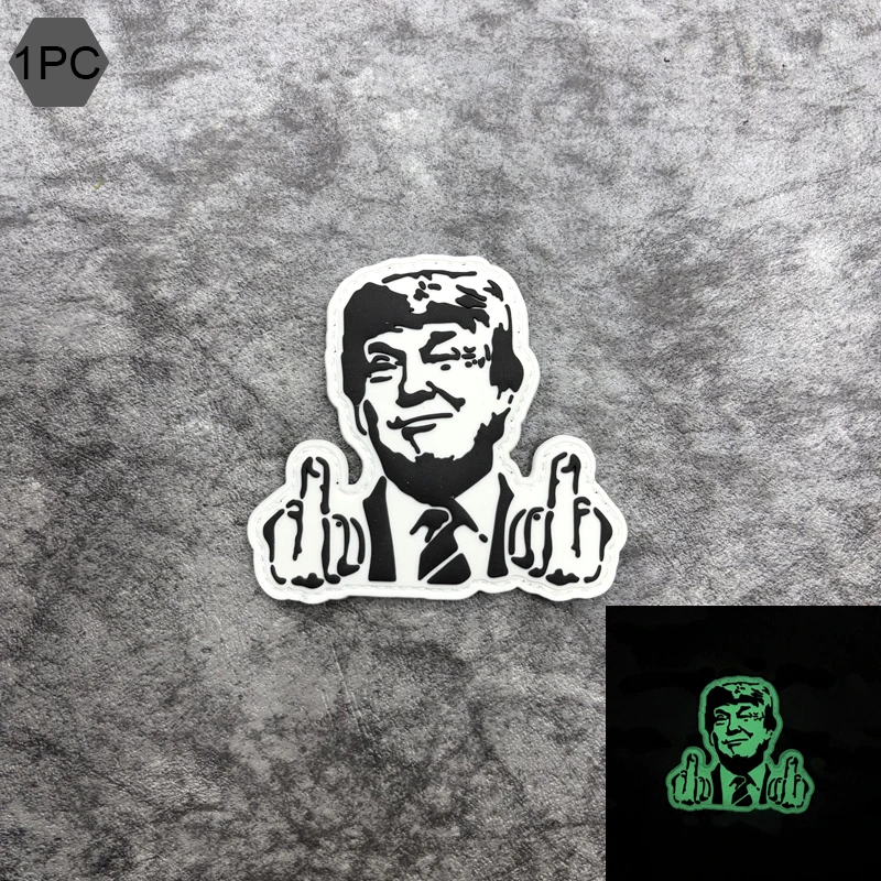 야광 효과가 있는 부드러운 고무 배지, 후크앤루프 뒷면 - Embroidery Effect 리뷰 및 가격