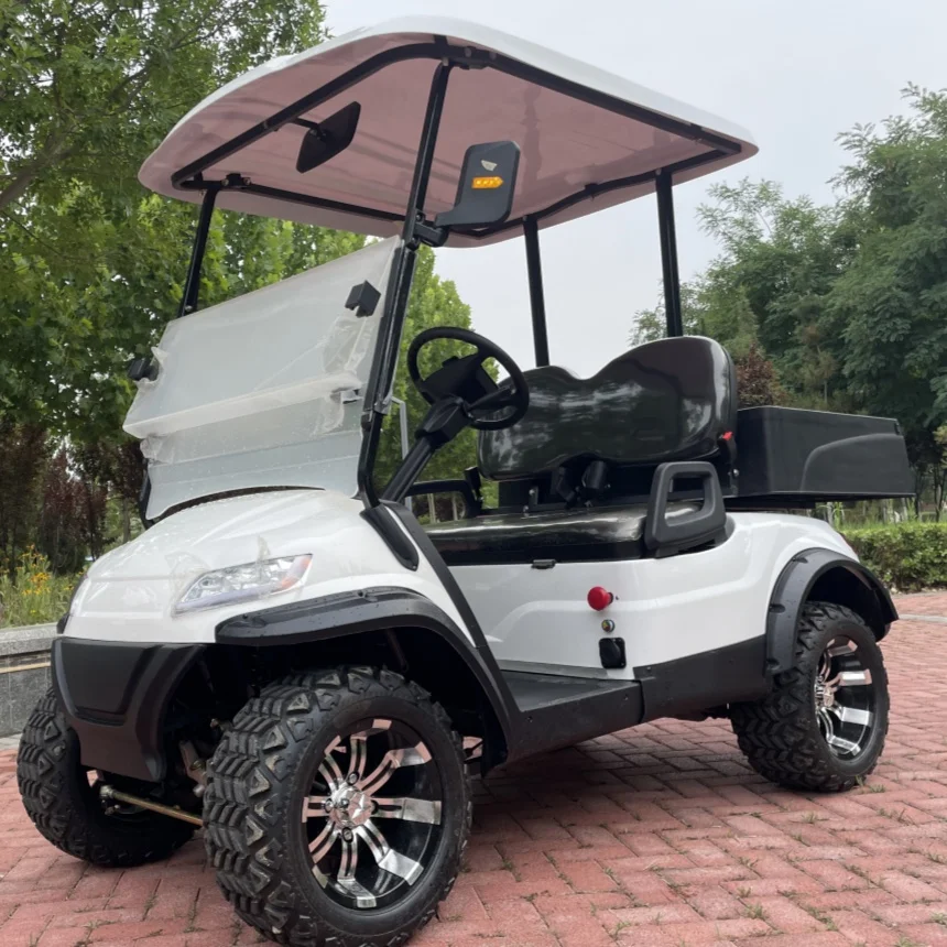 Most Popular 48/72V Lithium Battery Powered 4+2 Seater Electric Golf Cart Consistent And Efficient Electric Drivetrain Golf Cart