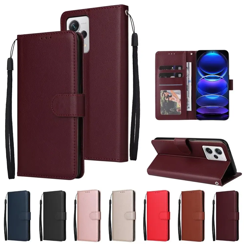 

Wallet Phone Cover Kickstand Card Solt Case for Samsung Galaxy A74 A54 A34 A14 5G A23 A13 A32 A73 A22E S23ultra S22 Plus S21