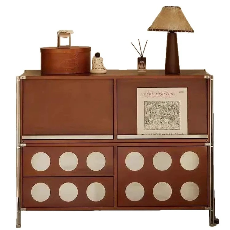 

Solid wood bookcase living room home floor locker