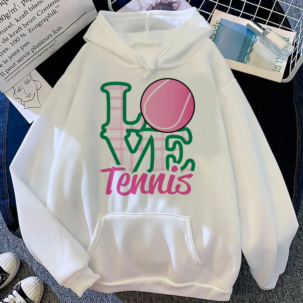 Tennis Hoodies Vrouwen 90S Grafisch Trainingspak Trui Vrouwen Streetwear Sweatshirts