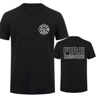 Fire Rescue Firefighter T Shirt Men Fireman T-shirt Women Cotton Tee Trend Tops Harajuku Streetwear 2025 Short Sleeve Clothing