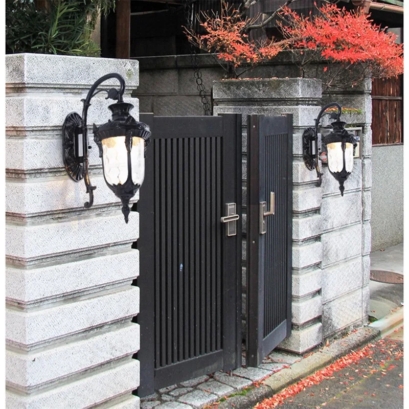 RONIN Outdoor Classical Wall Sconces Light LED Waterproof IP65 Bronze Lamp for Home Porch Decoration