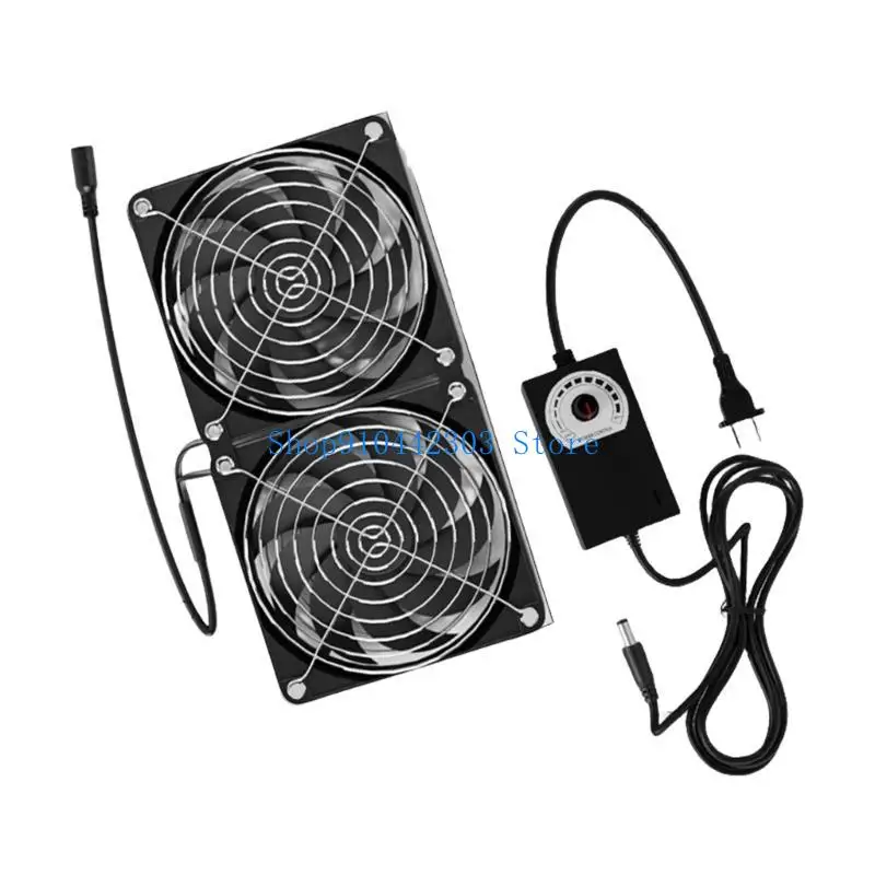 

L4MD Powerful 12CM Router Cooling Fan For Kitchen And Electronic Equipment 2800RPM