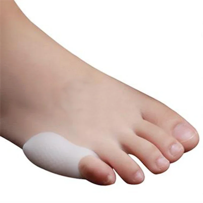 1pair Feet Care Little Finger Hallus Valgus Toe Separators Little Toe Braces Daily Small Silicone Concealer for Toes Pedicure