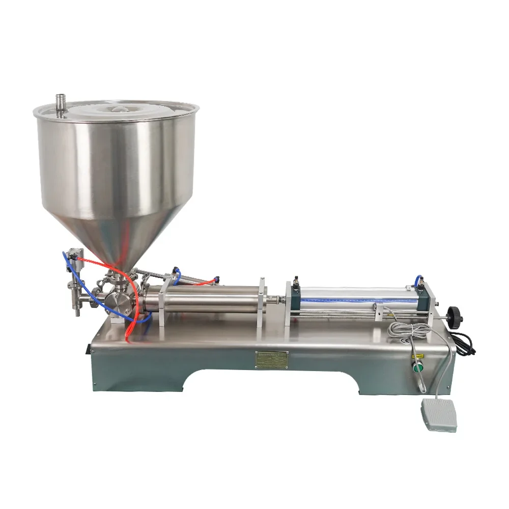 100-1000ml Pneumatic Single head liquid shampoo paste filling honey bottle filling machine