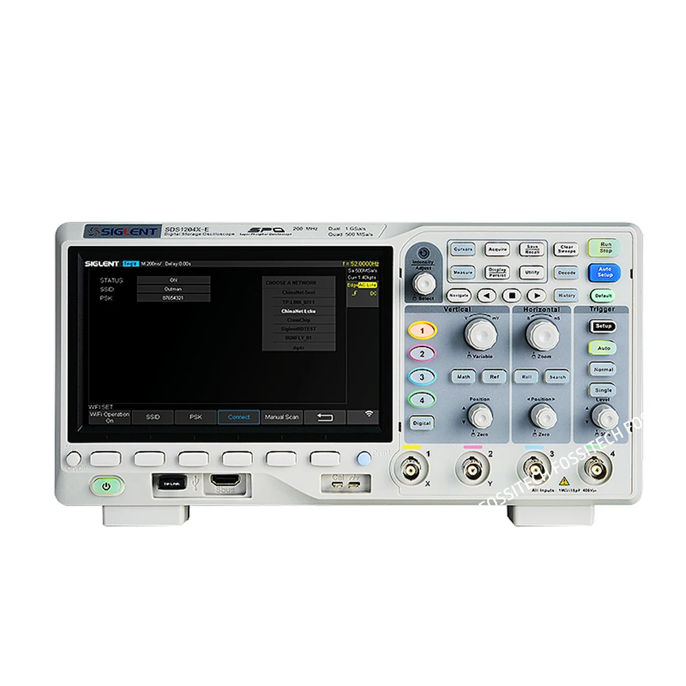 New Upgrade SIGLENT SDS1204X-E 200MHz Super Phosphor Oscilloscope SDS1104X-E 100MHz SDS1202X-E/SDS1102X-E/SDS1074X-E/SDS1072X-E