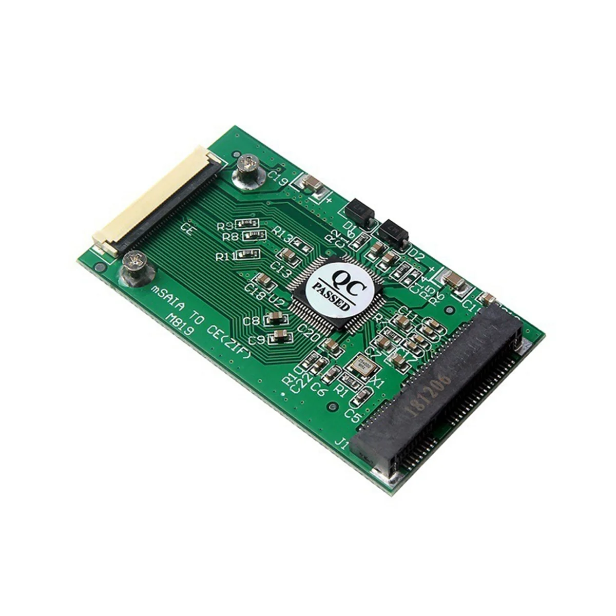 MSATA SSD to CE ZIF Adapter Mini PCI-E MSATA SSD to 40pin 1.8 Inch Converter Card Transfer Converter Card