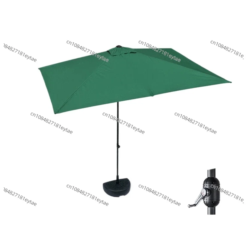 Hot selling and durable Outdoor half umbrella against the wall Garden balcony Side umbrella Lifting awning